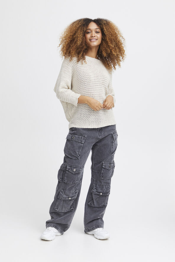Sorbet SBCARLY KNIT BLOUSE Sandshell
