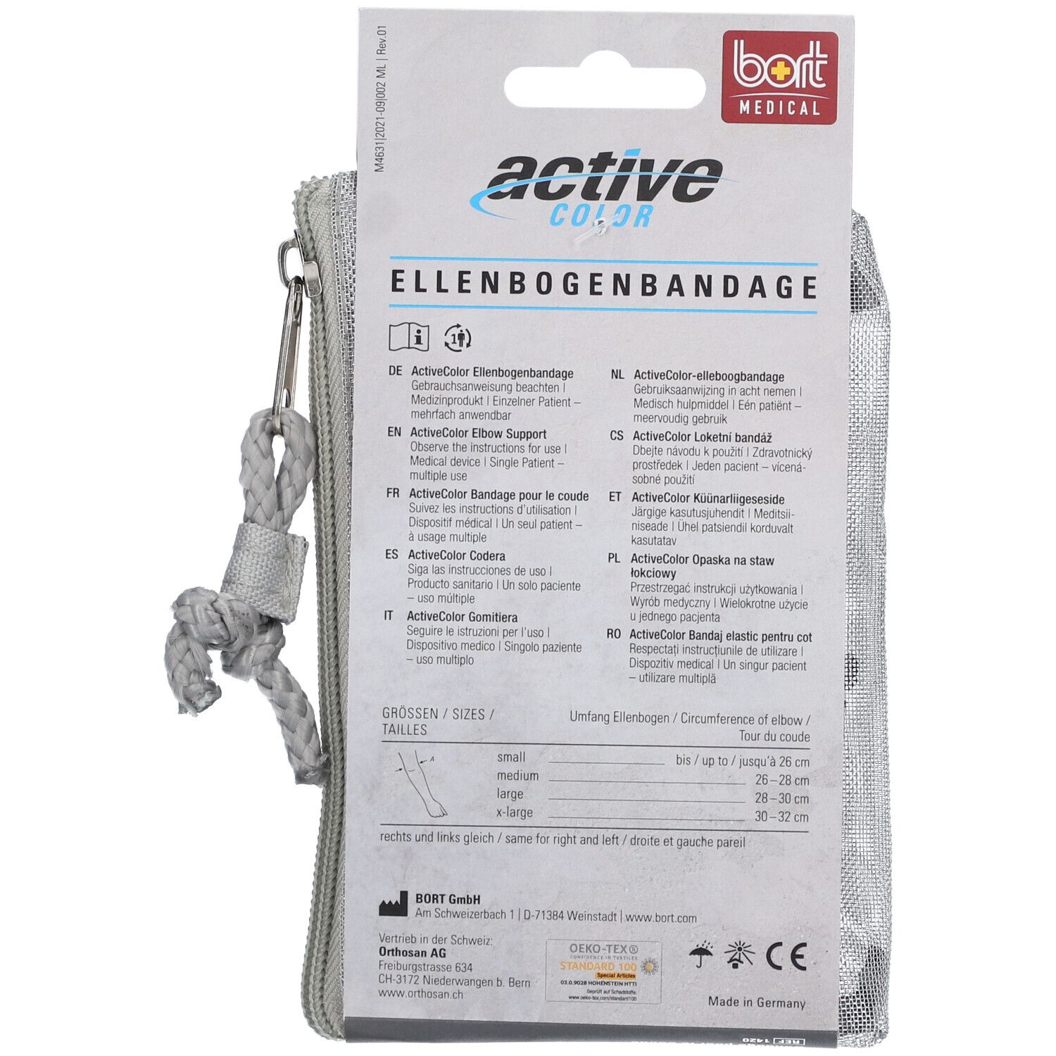 BORT ActiveColor® Ellenbogenbandage Gr. M haut