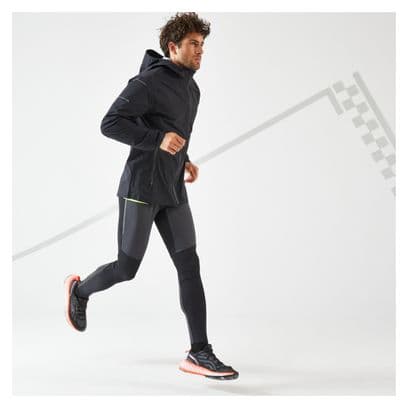 Veste Running Kiprun Rain  Noir