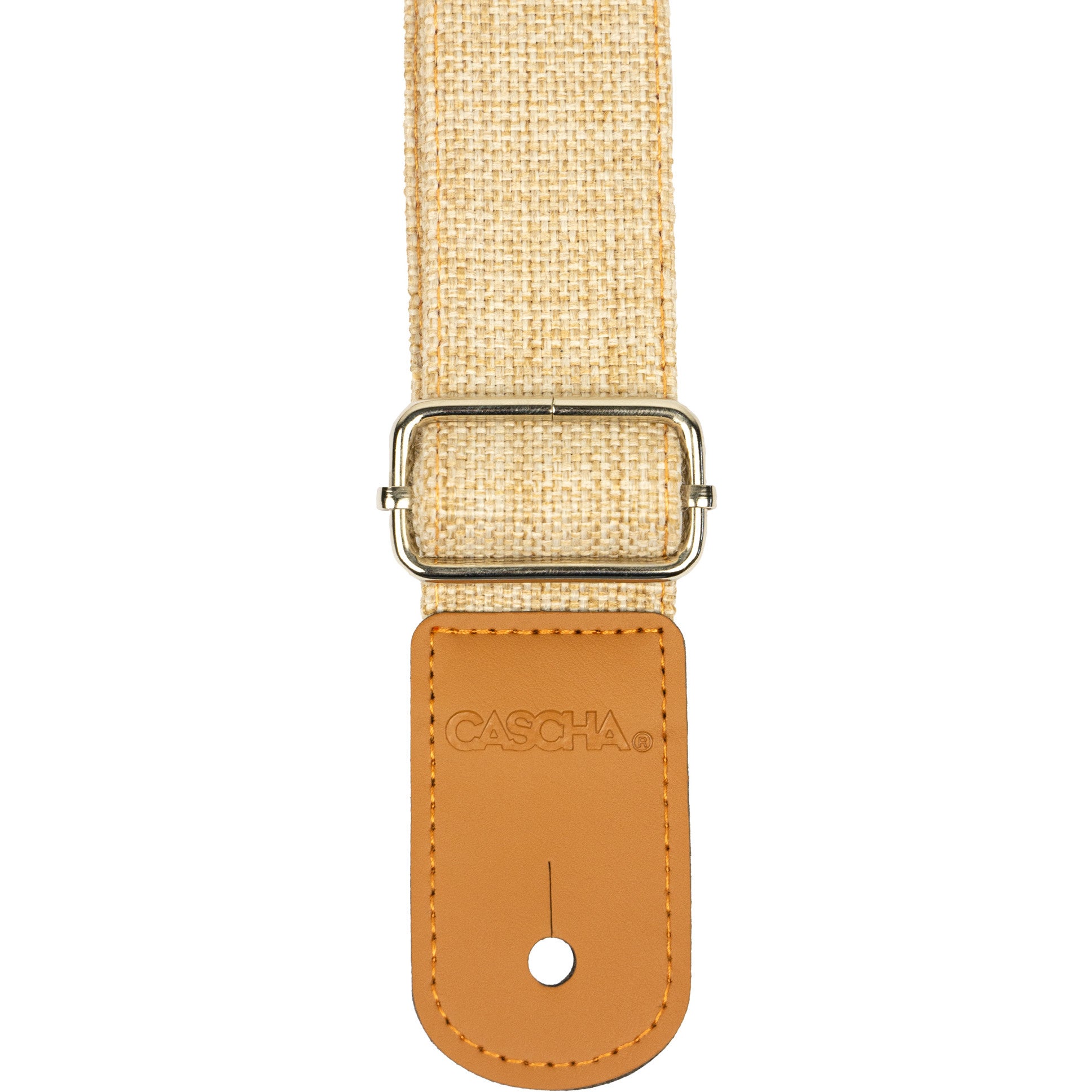 Cascha HH 2202 ukelele draagband katoen beige