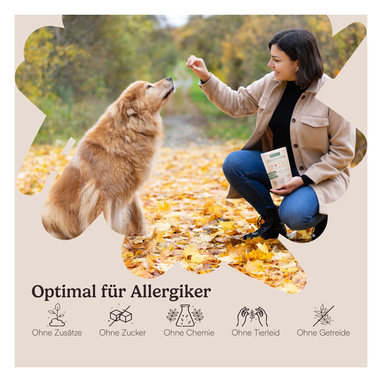 Hunderunde Morgenmuffel vegane Snacks 375 g