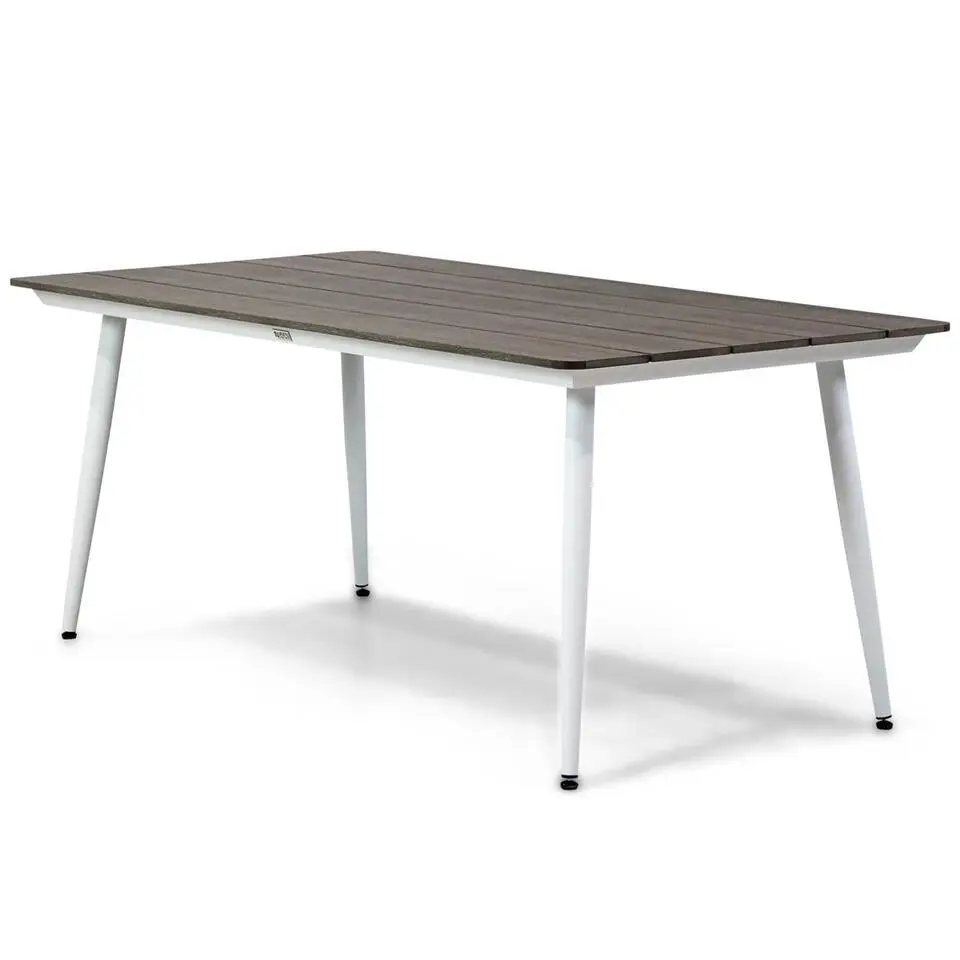 Tuinset 4 personen 180 cm Wicker/Aluminium/Aluminium/polywood/Aluminium/wicker