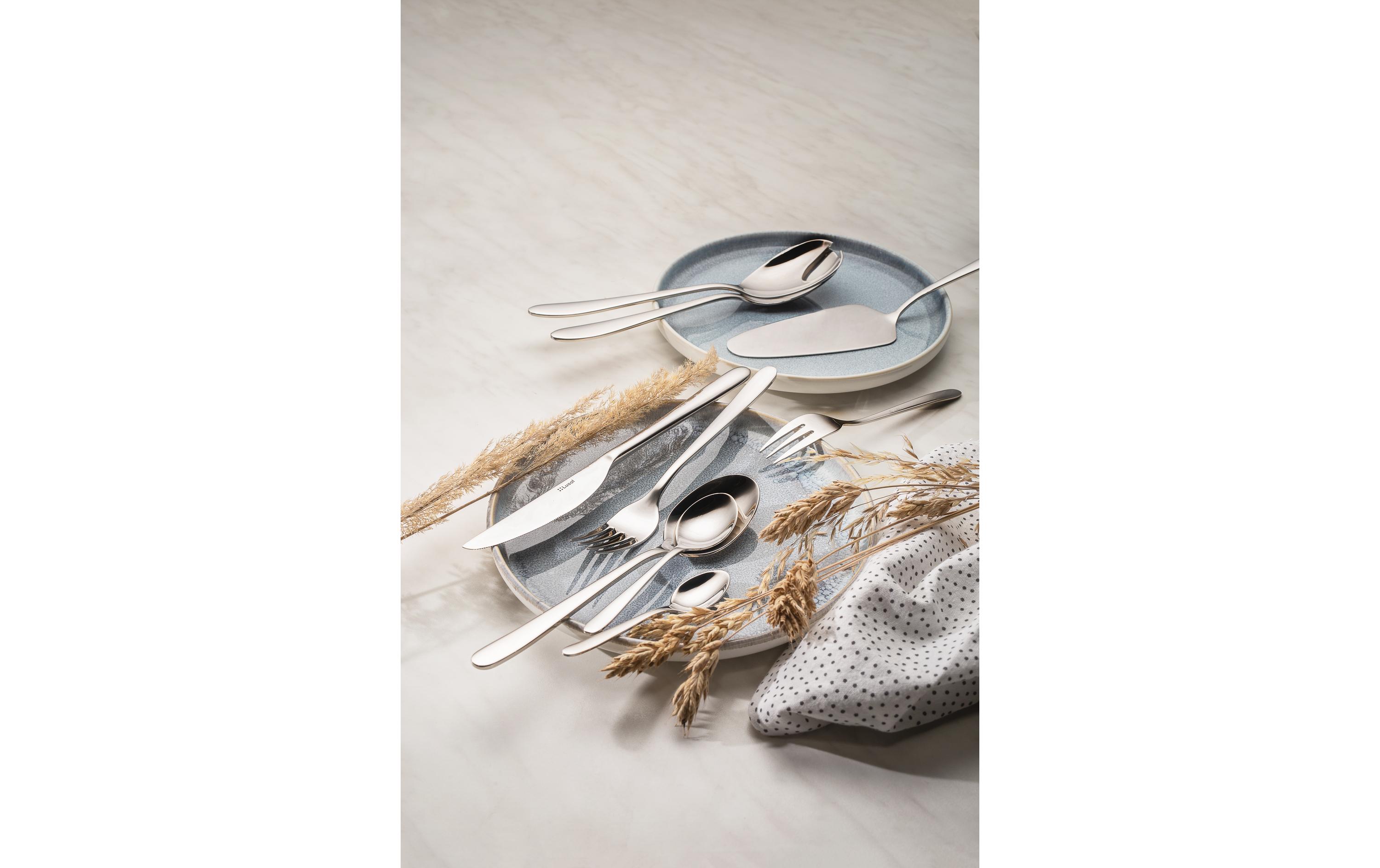 Besteck-Set Montreal 39-teilig, Silber<br>Essbesteck-Set