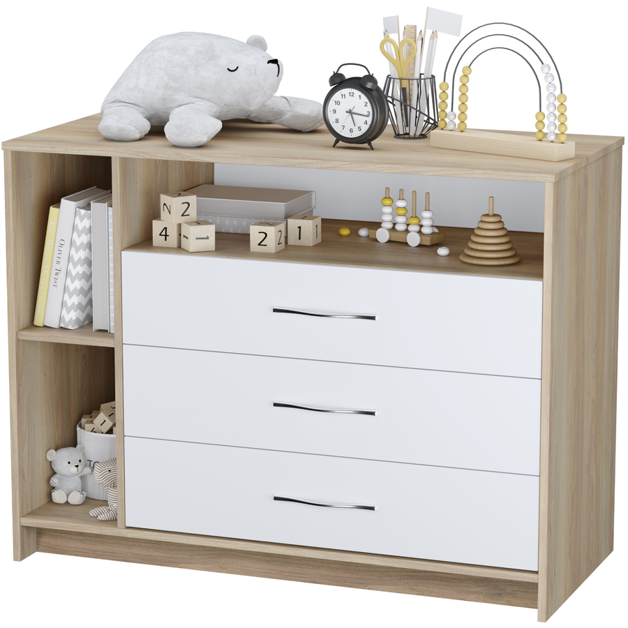Polini Kids Kommode Simple 2110 Ulme-weiss
