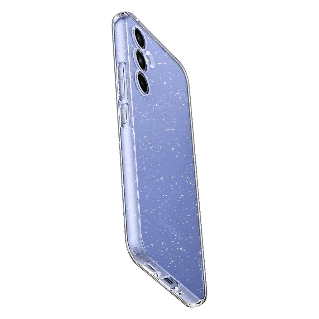 Samsung Galaxy A54 5G Liquid Crystal Glitter Case Gummi Hülle (ACS05890) - Transparent
