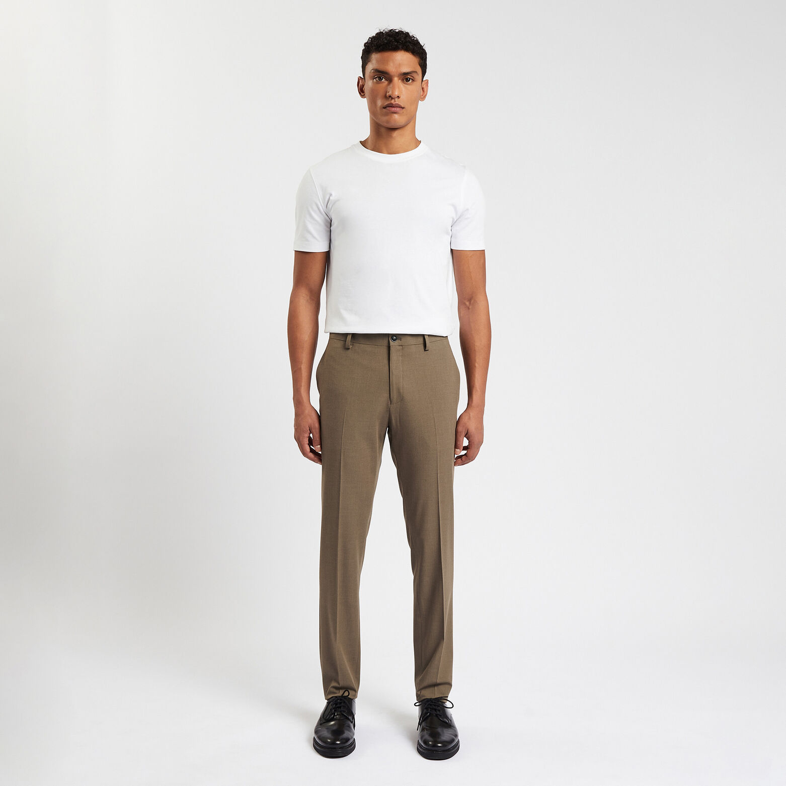 Pantalon de costume extra slim Beige