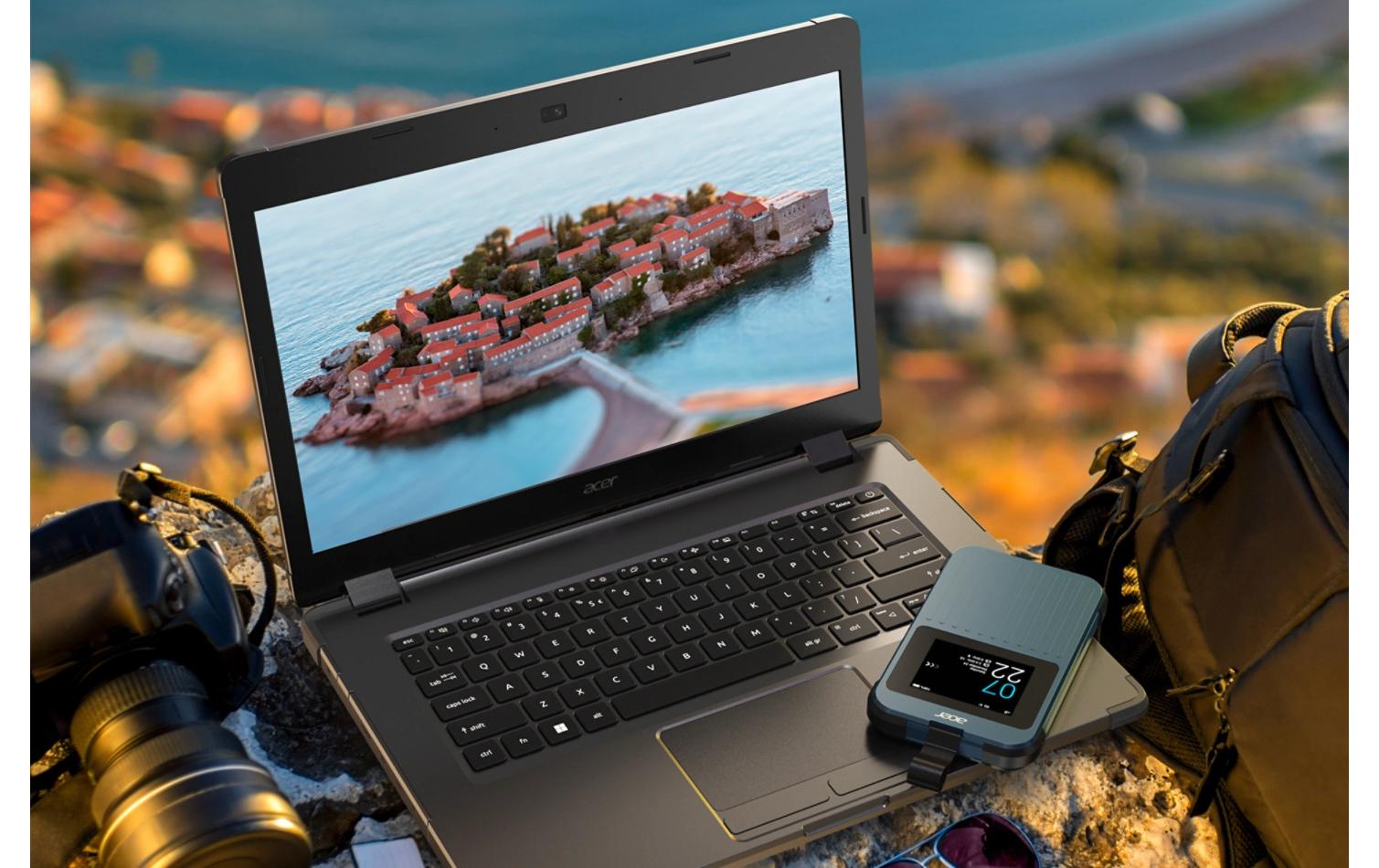5G Hotspot Connect Enduro M3<br>Acer Connect ENDURO M3 5G Mobile Wi-Fi | Robuster Mobiler Hotspot