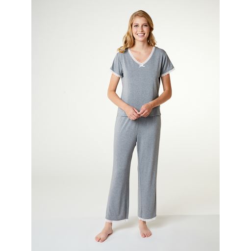 CCDK Jordan Pyjamassæt, Grey Melange, XL
