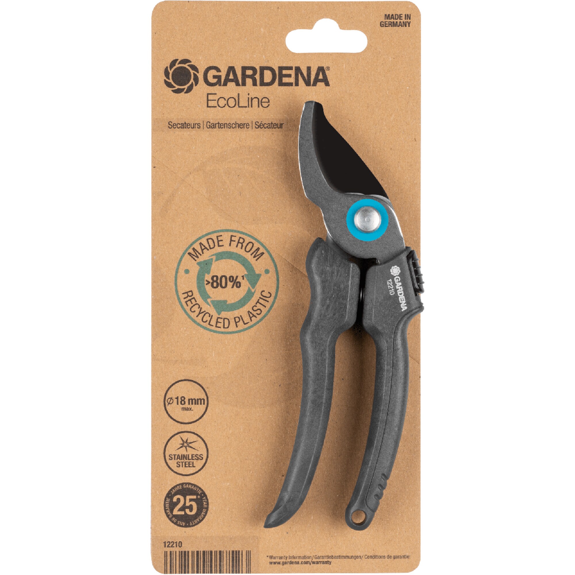 GARDENA Gartenschere EcoLine Gartenschere