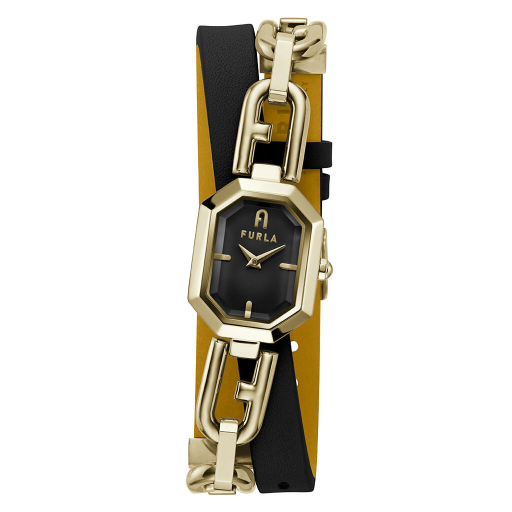 Montre Furla Octagonal Noir