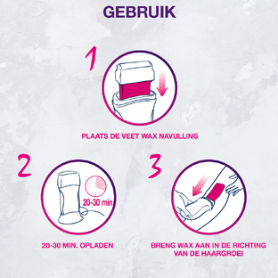 Veet Easy Wax Elektrische Roller Navulling 50ML