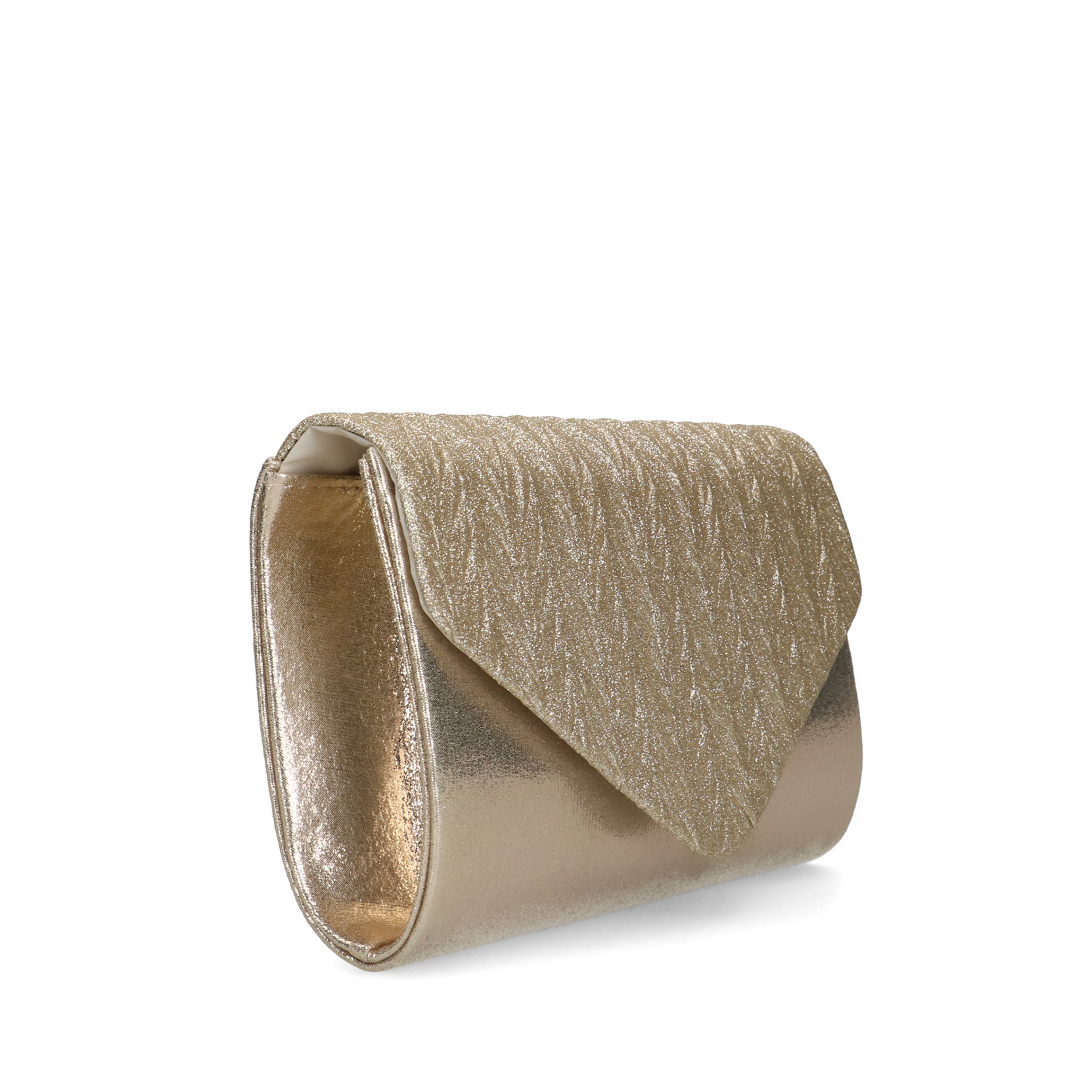 Goudkleurige glittertas