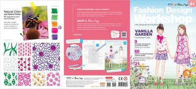 Stick´n Little Designer Aktivitetsbok Vanilla