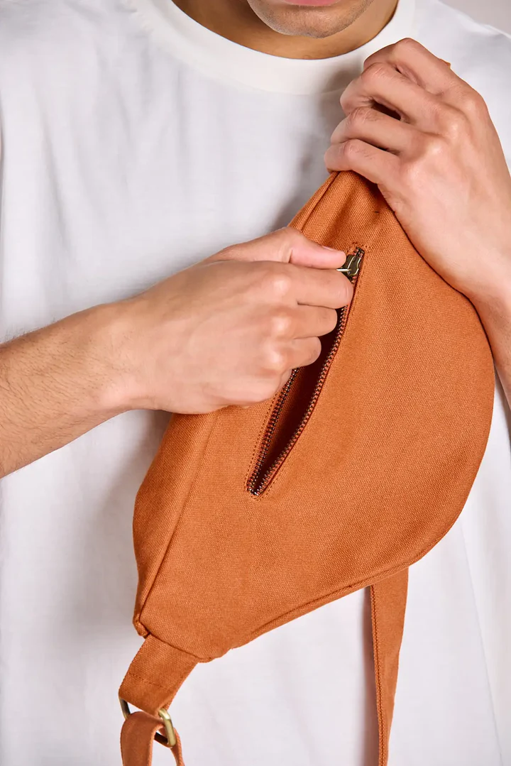Sac banane L Sasha Sienne