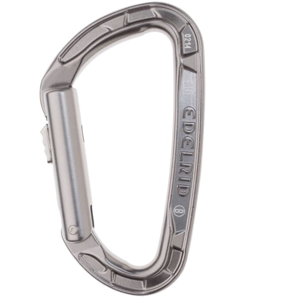 Mousqueton escalade EDELRID PURE SLIDER II SLATE SLATE