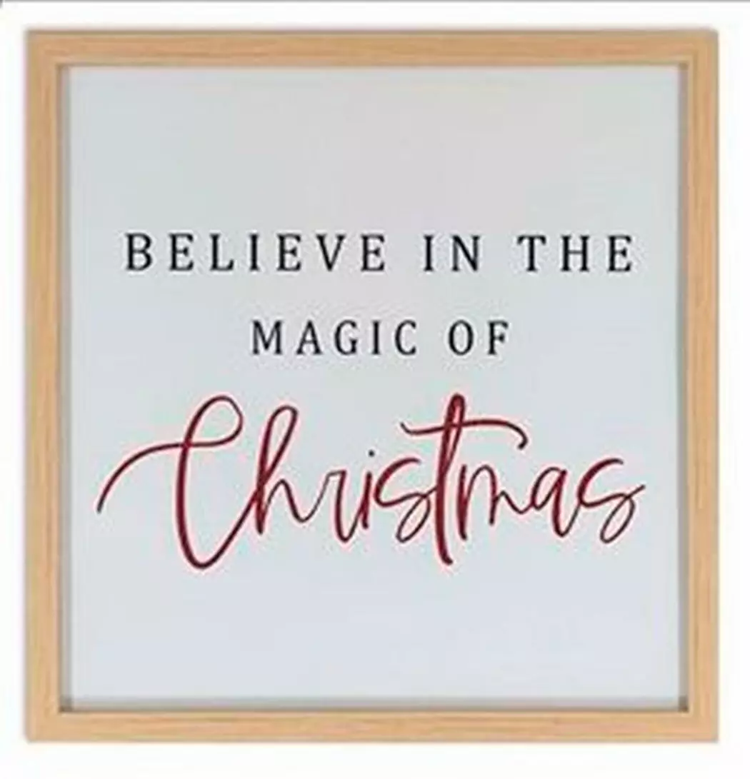 Wandbild 32 x 32 cm Christmas