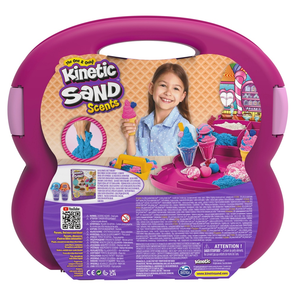 Eiscremestation mit kinetischem Sand