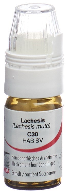 Omida Lachesis 30 C<br>4 g, Globuli, mit Dosierhilfe