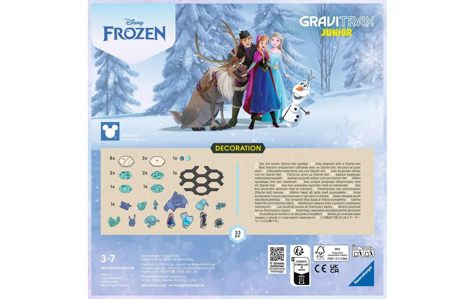 Kugelbahn GraviTrax Junior Extension FrozenKonstruktionsspiel