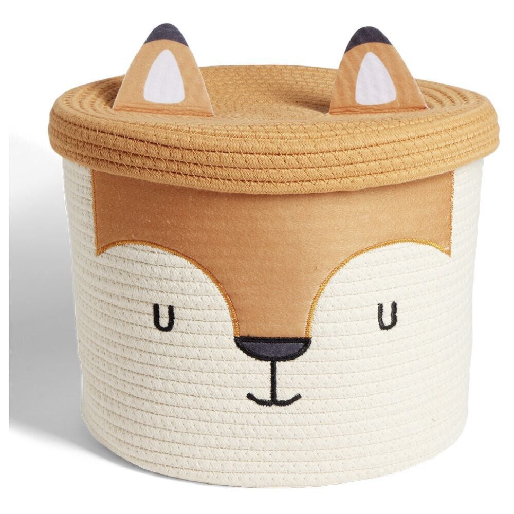 Panière enfant renard Ø30x25.5cm