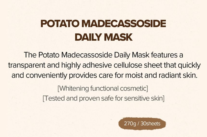 SKINFOOD - Dagelijks masker met aardappelmadecassoside