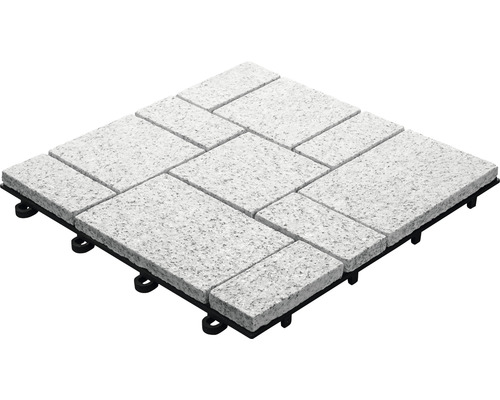 Kliktegel florco graniet Roma klein 30 x 30 cm grijs
