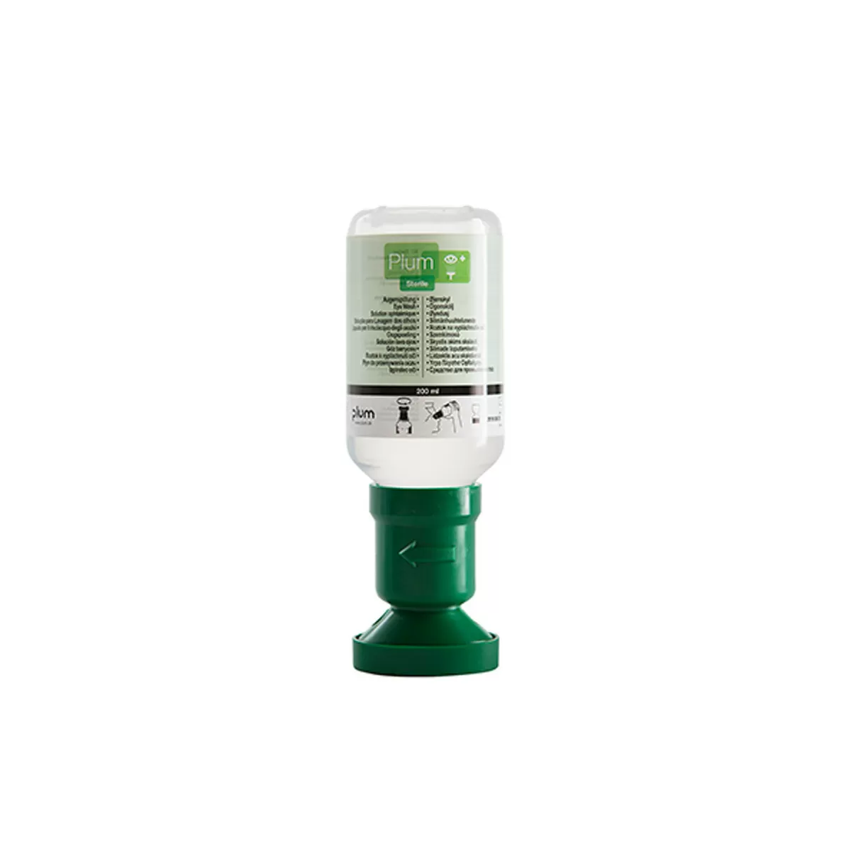 Øjenskyllevæske m. øjenkop - 200 ml