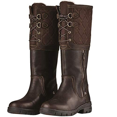 Botas de couro Teddington para adultos, unissex, cor chocolate.
