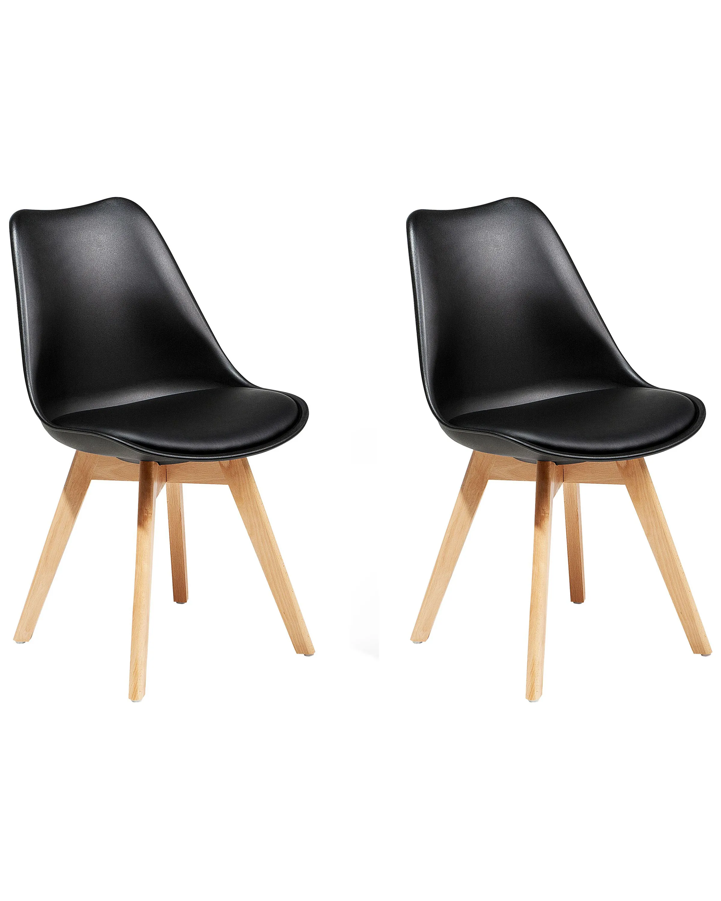 Set van 2 eetkamerstoelen DAKOTA II Zwart
