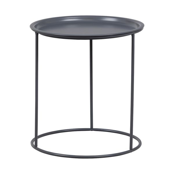 Woood Ivar Bijzettafel – Medium  – Asfalt
