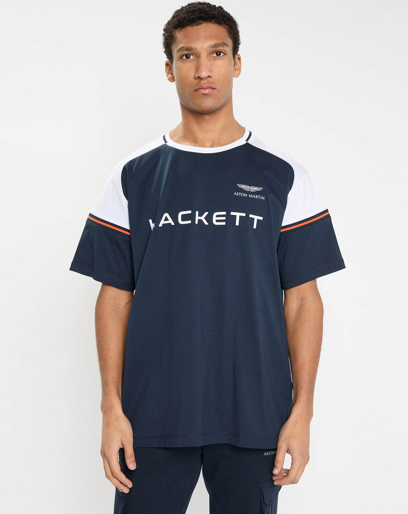 Hackett London T-Shirt Regular Fit Aston Martin Racing bleu marine