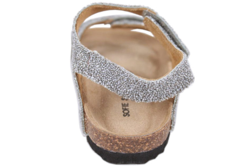 SOFIE SCHNOOR GIRLS SØLV GLIMMER SANDAL