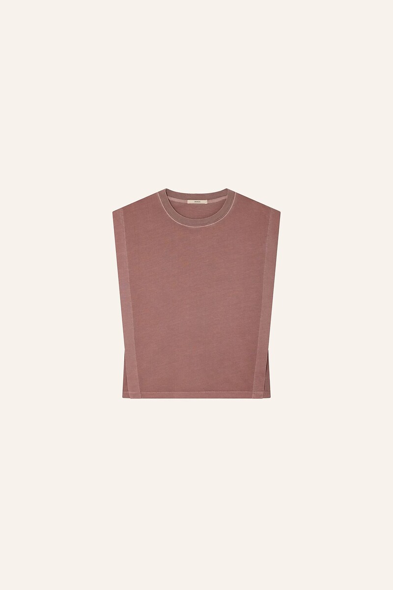 SESSUN<br>Camiseta sem mangas com prega plana ORLANDO