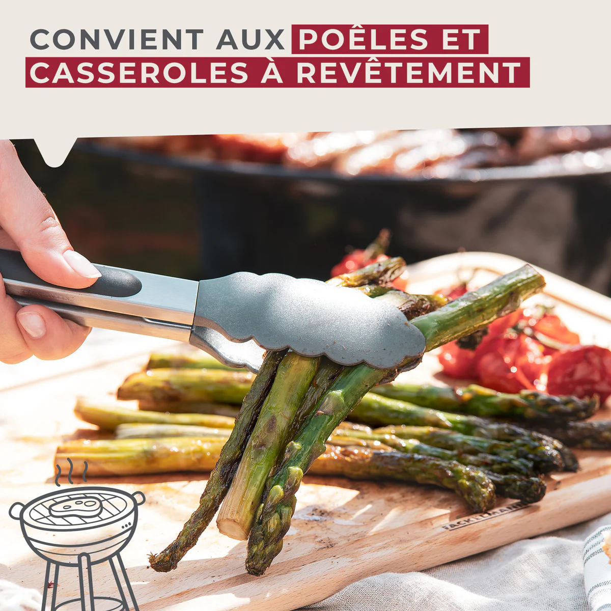 Pince de cuisine multifonction Fackelmann