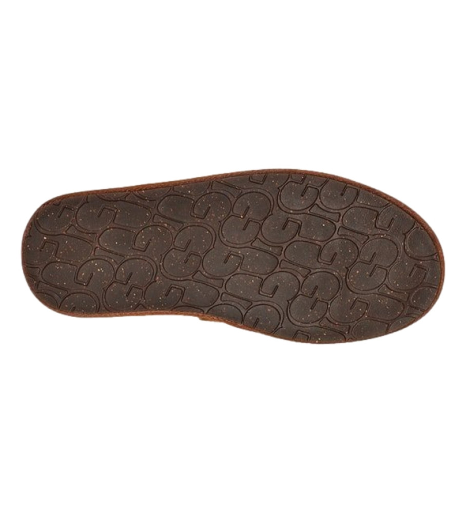 Pantufas UGG Scuffette II em couro marrom