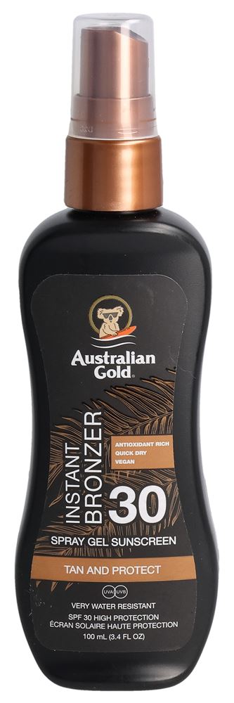 AUSTRALIAN GOLD Spray Gel mit Bronzer<br>100 ml, Spray, SPF30