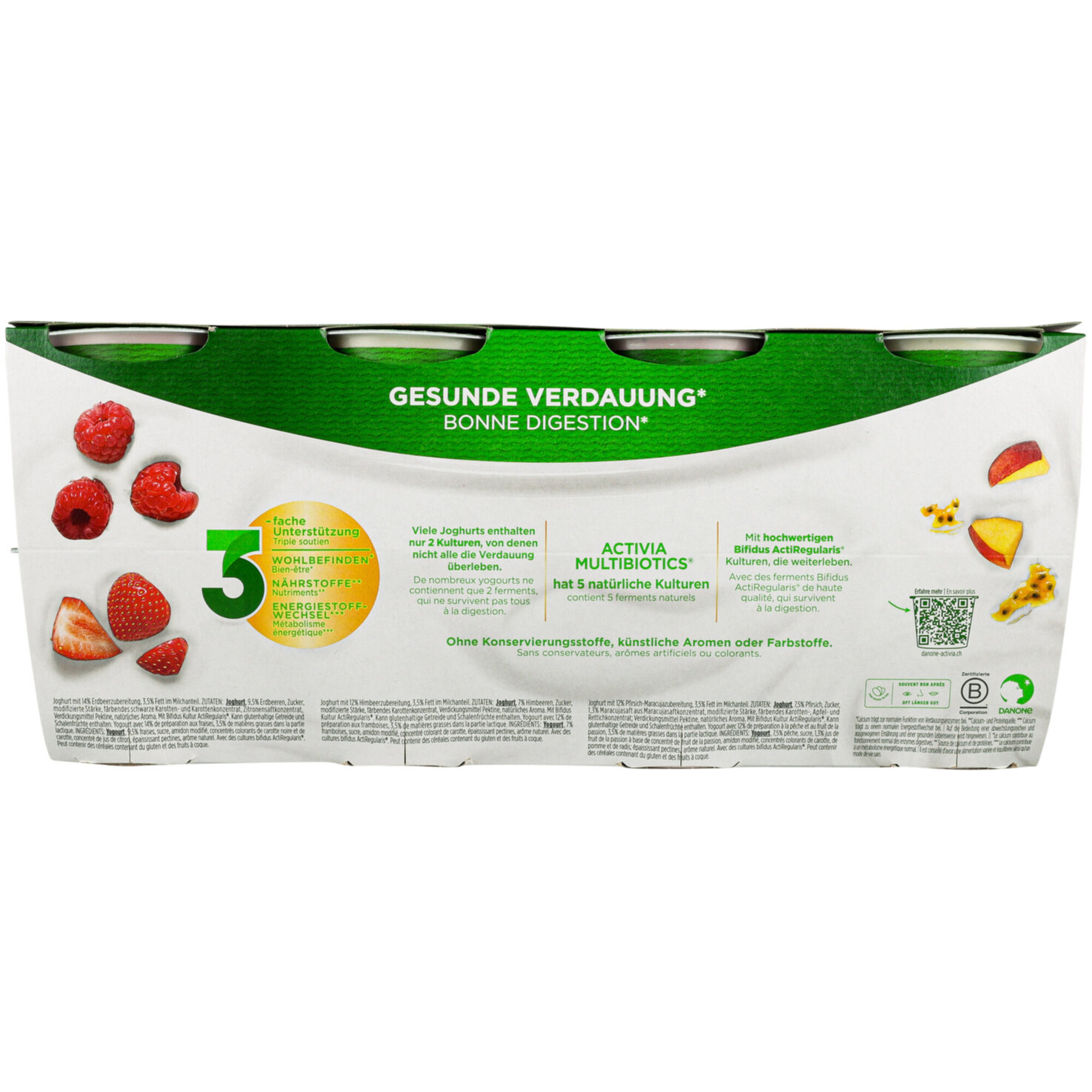 Activia probiotischer Joghurt Fruchtmix 8x115g