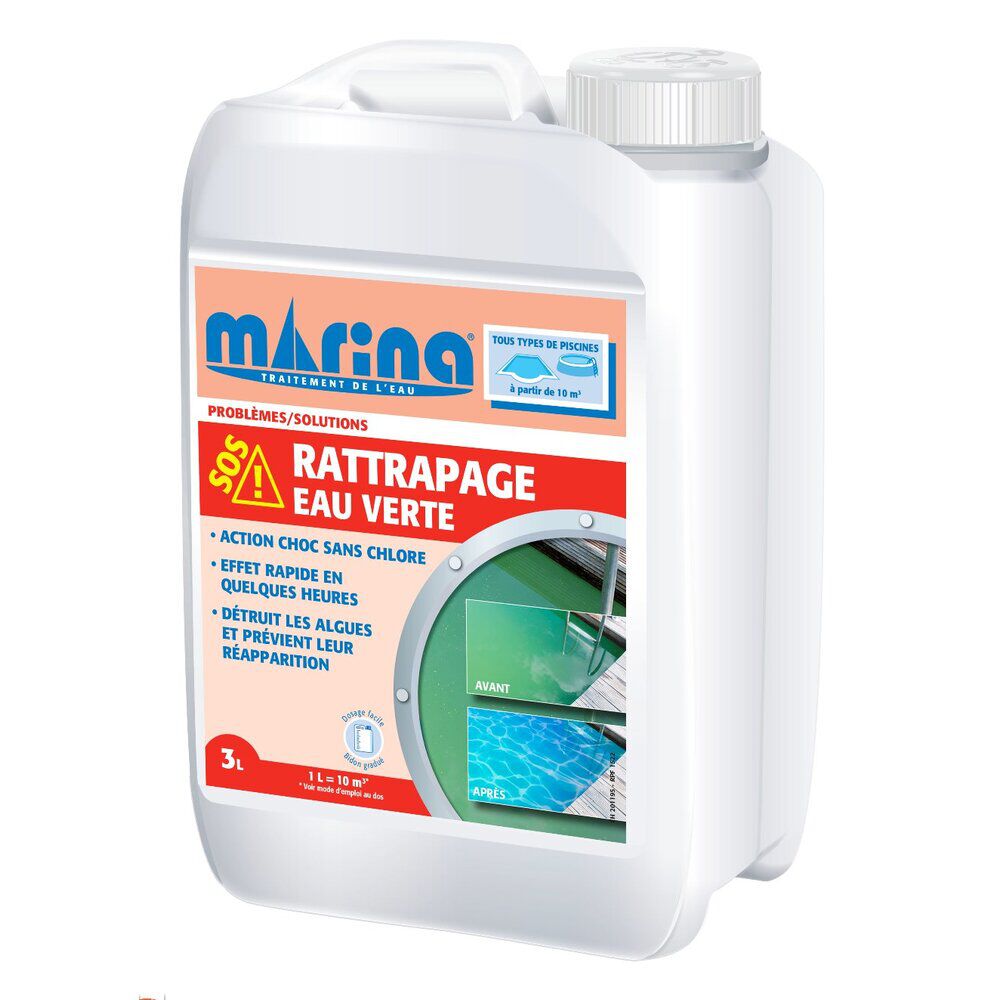 SOS rattrapage eau verte 3L Marina