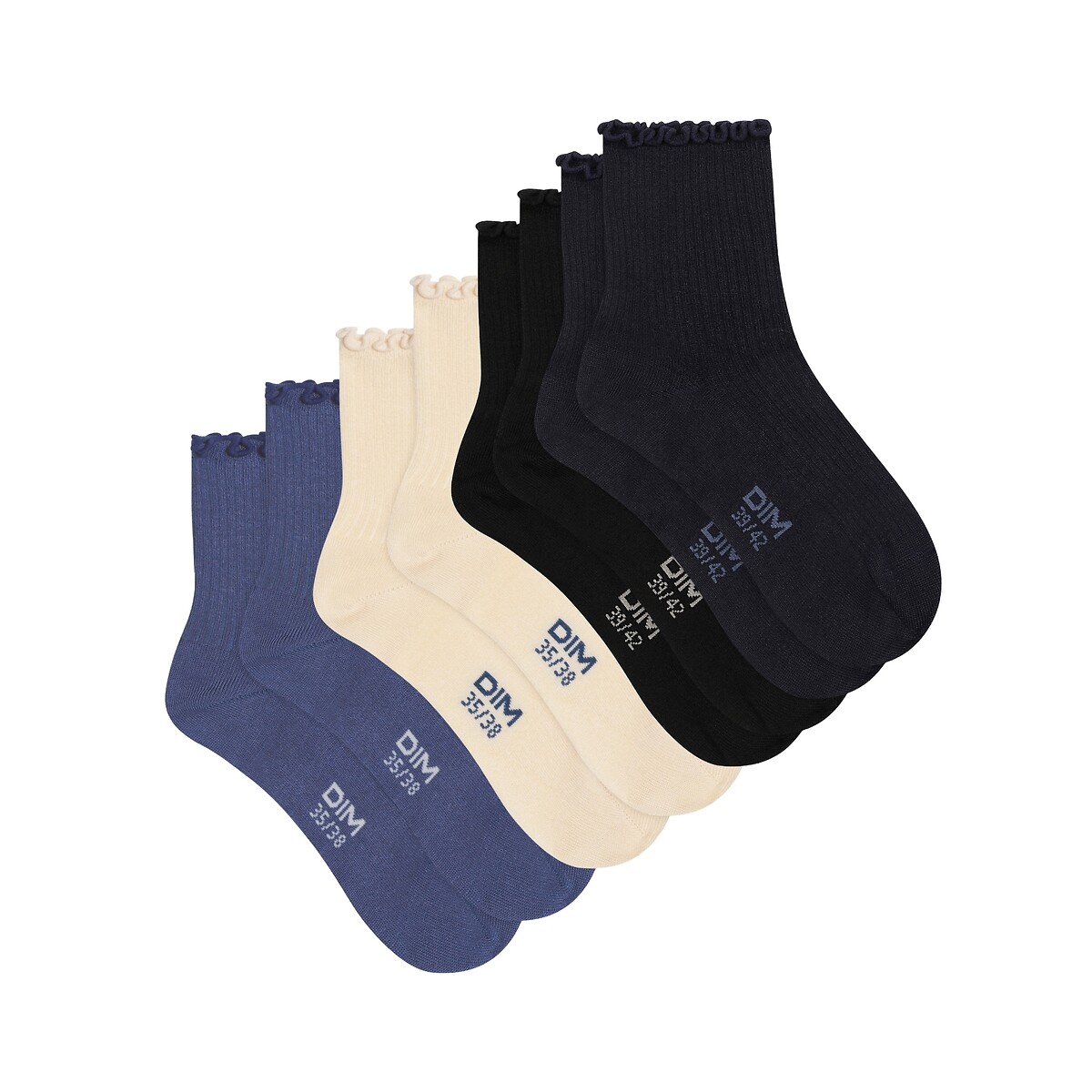 DIM<br>Conjunto de 4 pares de meias