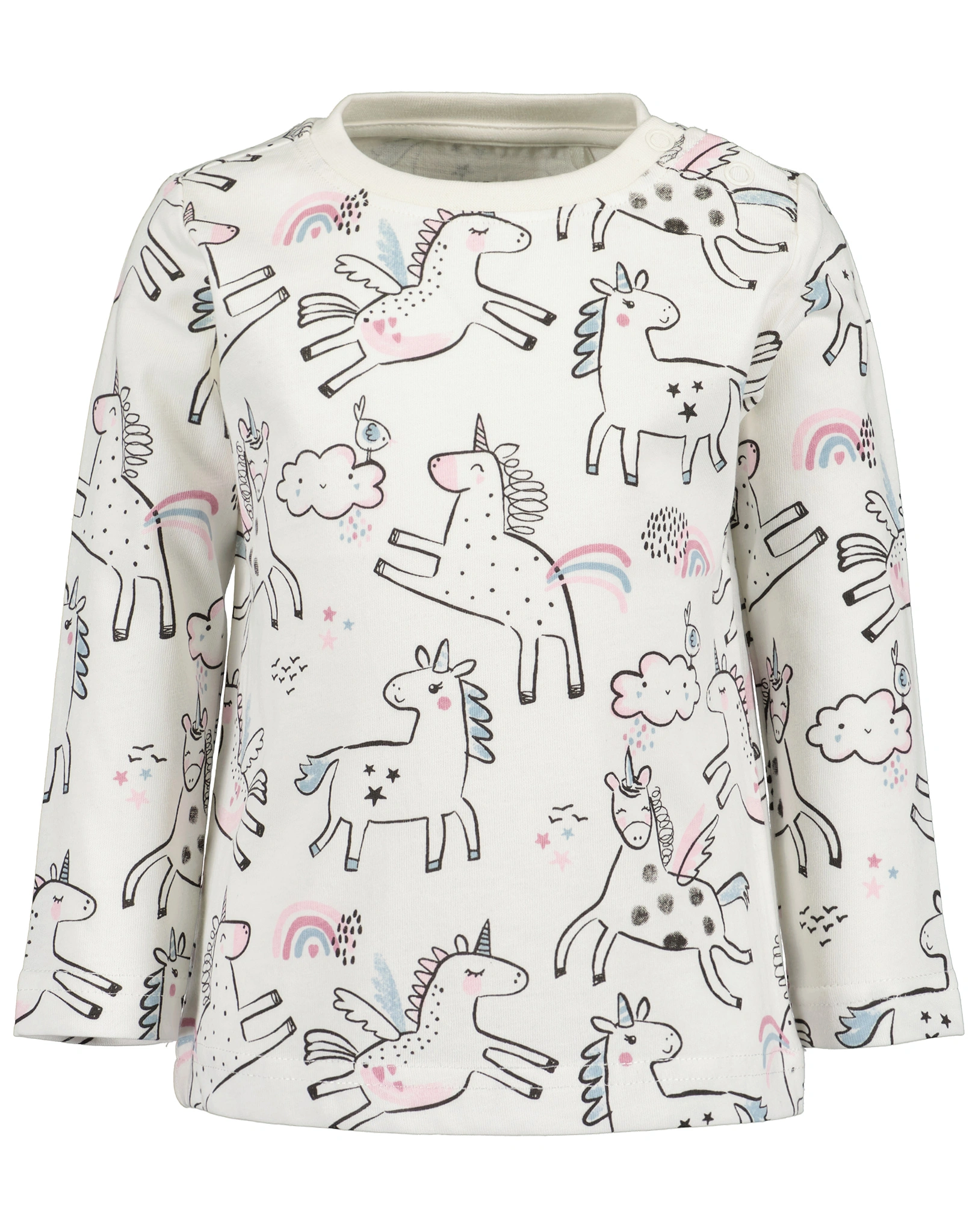 Langarmshirt CUTE AOP in offwhite
