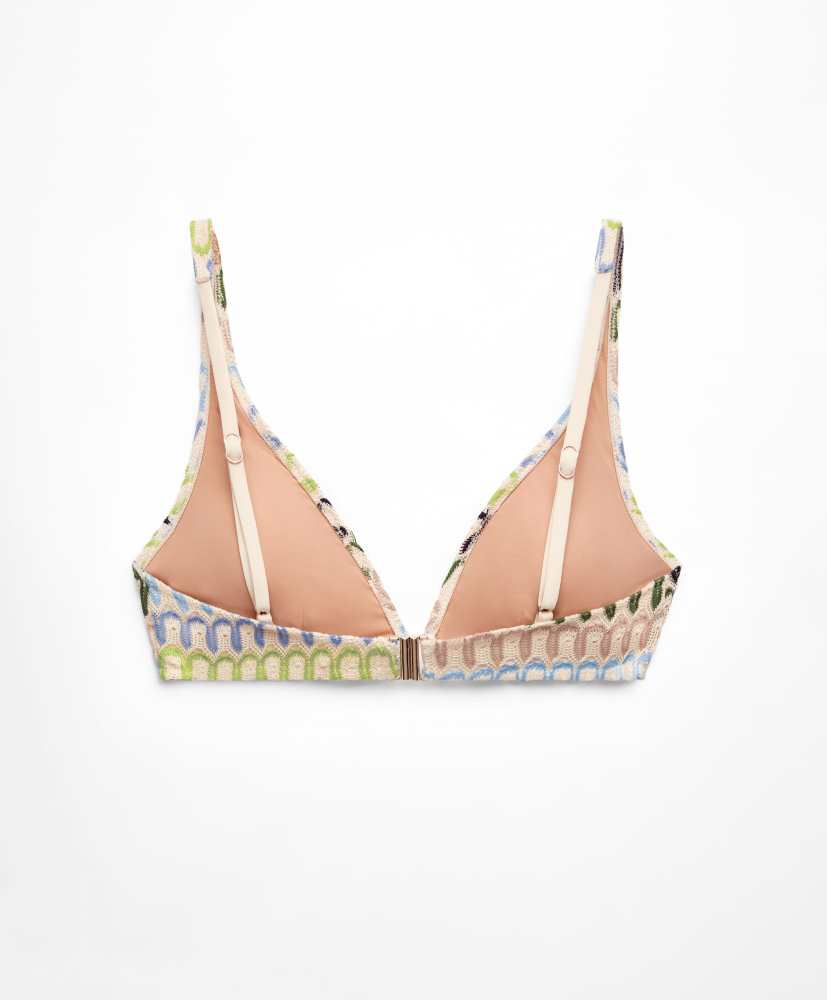 top de biquíni halter de crochê