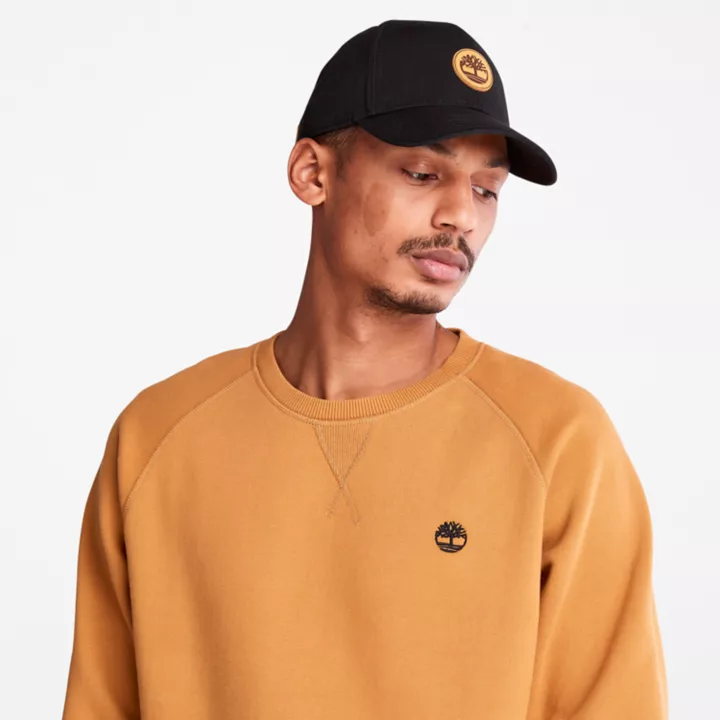 Moletom Exeter River Crewneck Masculino em Amarelo Escuro