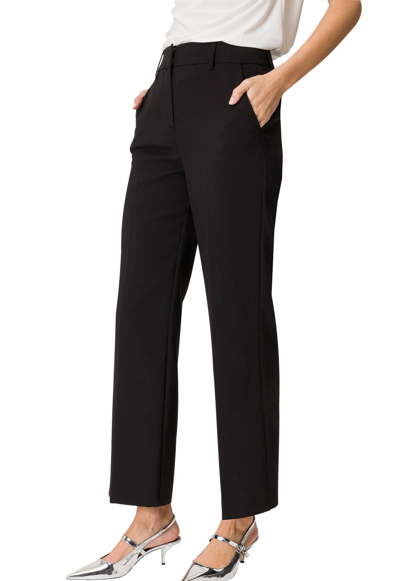 zero| Damen Stoffhose