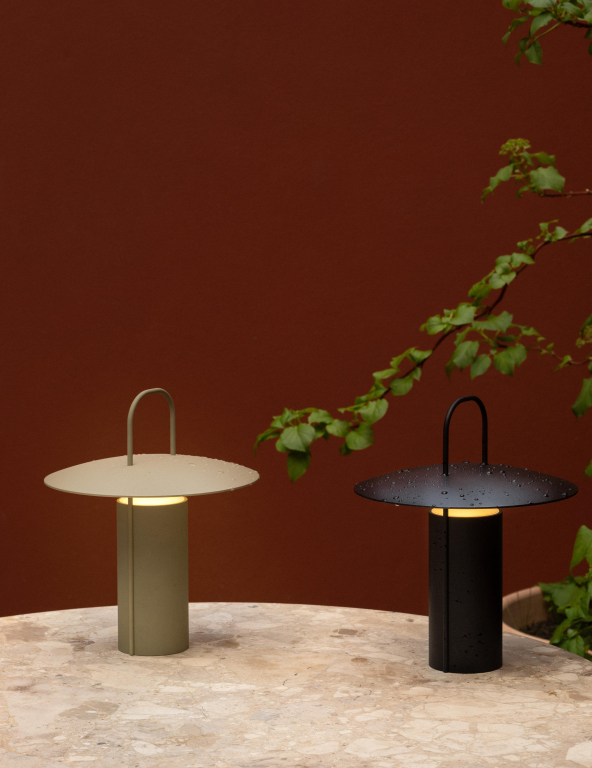 Audo Copenhagen Ray tafellamp LED oplaadbaar Black