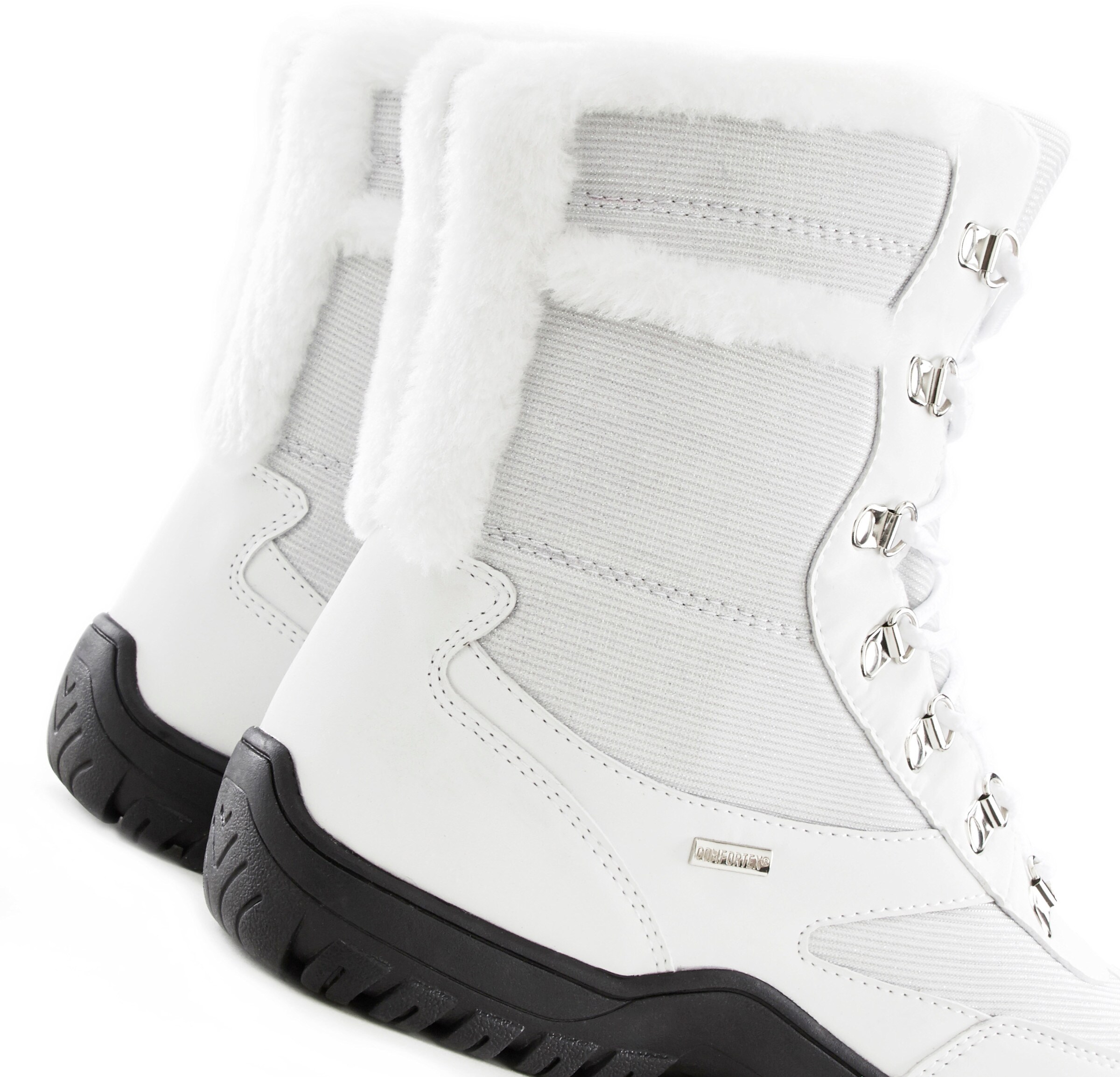 LASCANA Winterstiefel in weiß