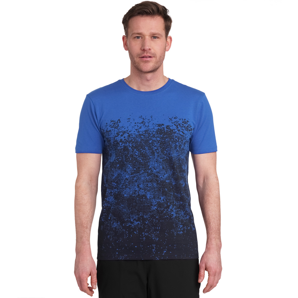 VanVaan Herren T-Shirt mit Print blau