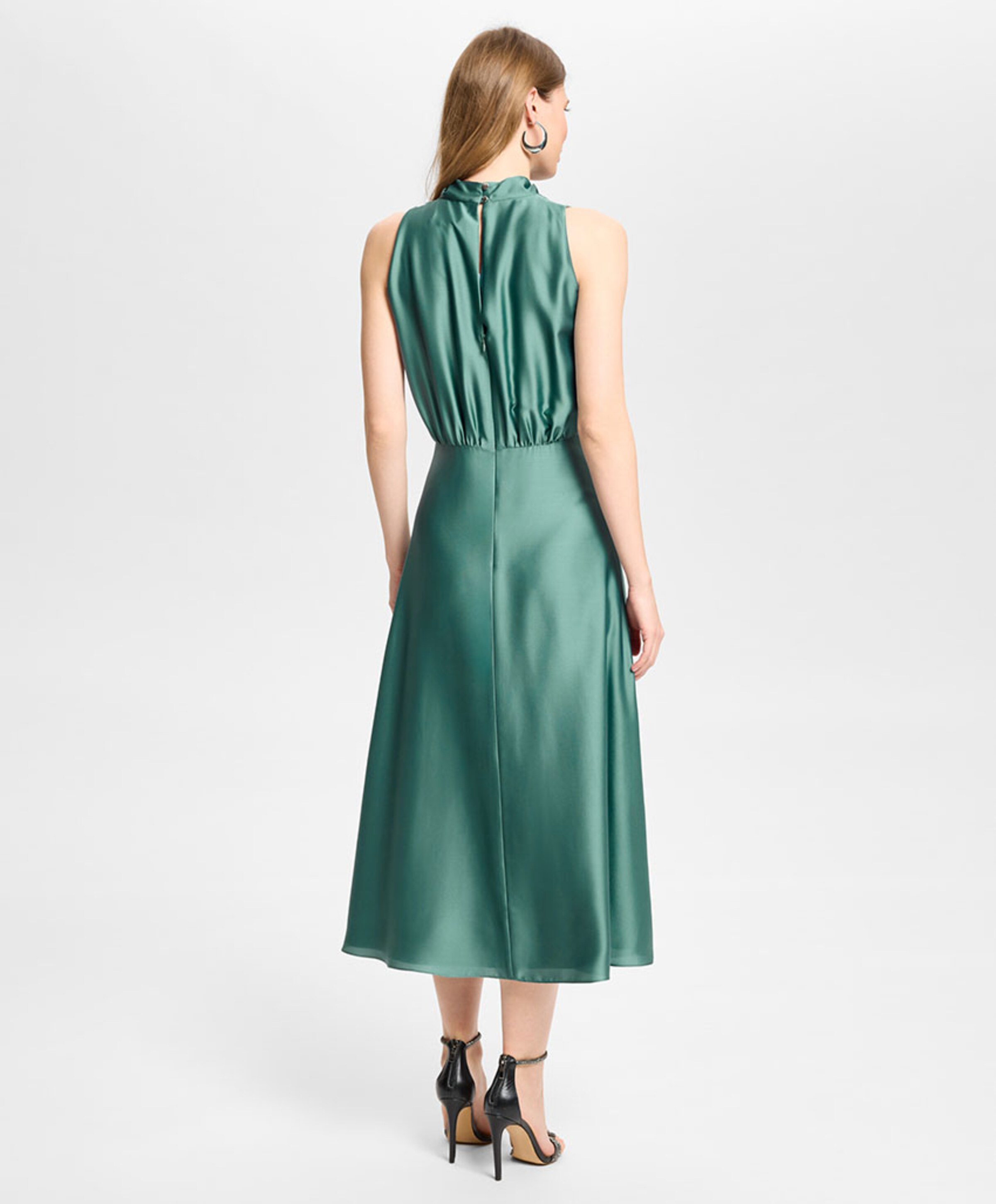 Swing Dames jurk groen