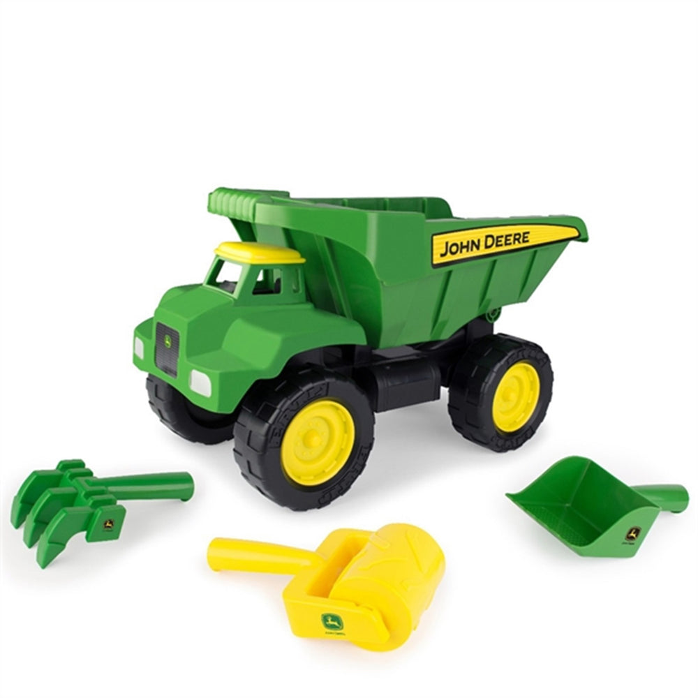 Køb John Deere Dump Truck m. Sandlegetøj