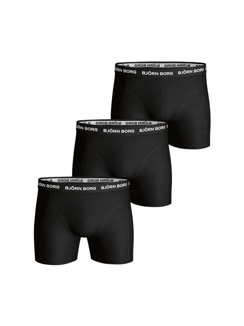 3pk Shorts Essential Sammy 90011/Black