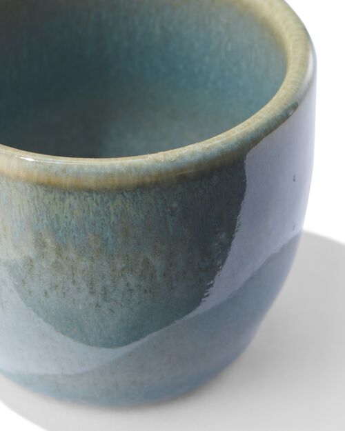 coquetier - 5 cm - Porto - émail réactif - bleu